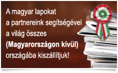 A magyar lapokat a partnereink segítségével a világ összes országába kiszállítjuk. (Magyarországon kívül)