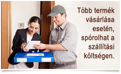 Több termék vásárlása esetén spórolhat a szállítási költségen