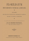 Florilegium proverbiorum universae latinitatis
