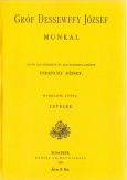 Gróf Dessewffy József munkái III. - Levelek