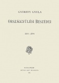 Győrffy Gyula országgyűlési beszédei, 1884-1894