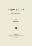Vajda Péter élete és művei