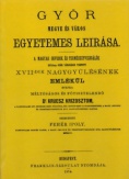 Győr megye és város egyetemes leírása