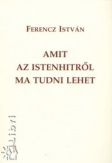Amit az istenhitről ma tudni lehet