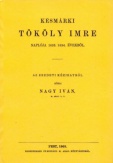 Késmárki Tököly Imre naplója 1693. 1694. évekből