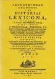 Brougthonnak a religióról való históriai lexicona I. - (A-C.)