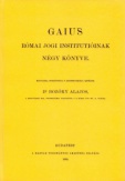 Gaius római jogi institutióinak négy könyve