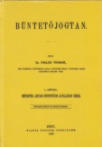 Büntetőjogtan I. Anyagi büntetőjog általános része