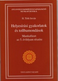 Helyesírási munkafüzet az 5. évfolyam részére