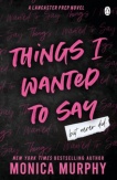 Things I Wanted to Say