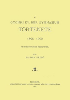 A gyönki ev. ref. gymnasium története, 1806-1900