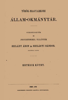 Török-magyarkori állam-okmánytár VII.