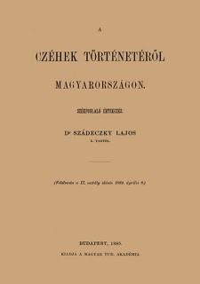 A czéhek történetéről Magyarországon