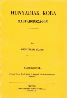 Hunyadiak kora Magyarországon II.